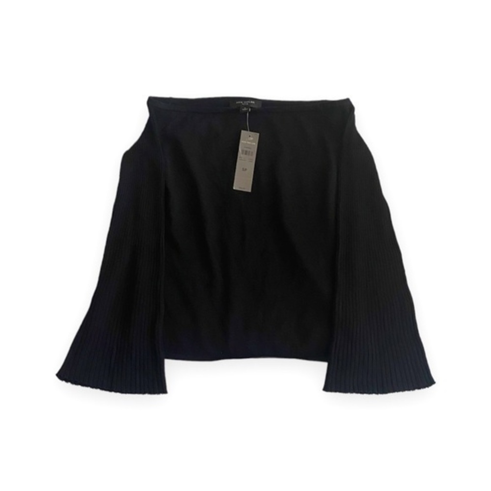 ANNE TAYLOR PETITE BELL SLEEVE SWEATER